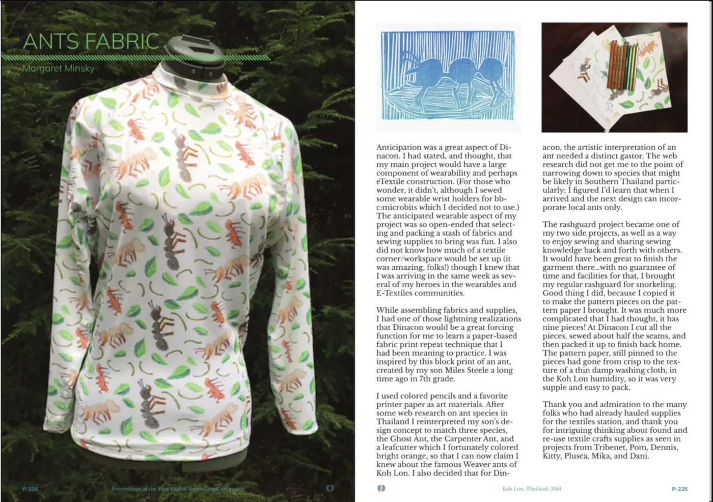 Ants Fabric textile design