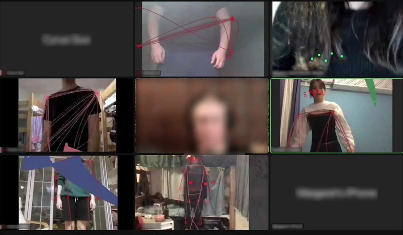 PoseShare gallery of avatar tiles